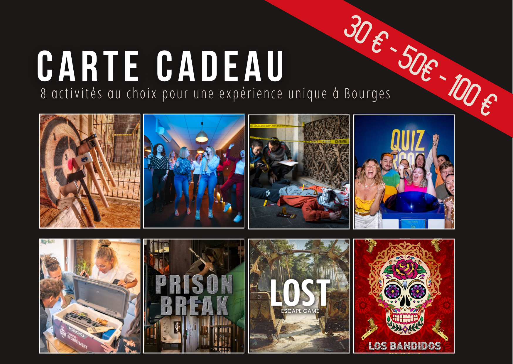 carte cadeau à offrir à bourges activités de loisirs fun sport factory